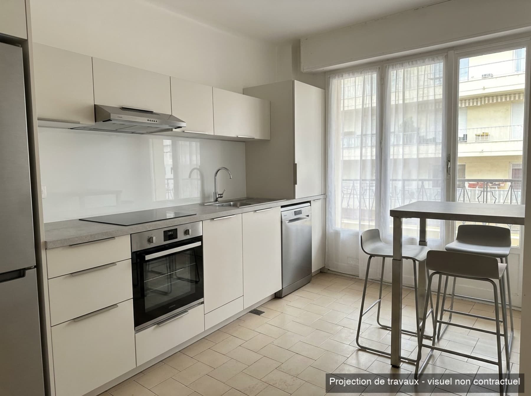 Projection de travaux pour la cuisine