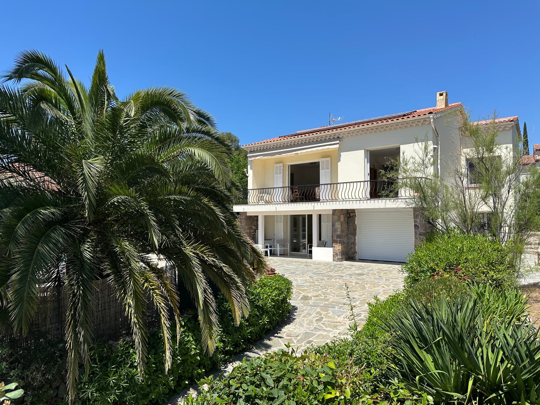 Façade d'une villa à Saint-Raphaël