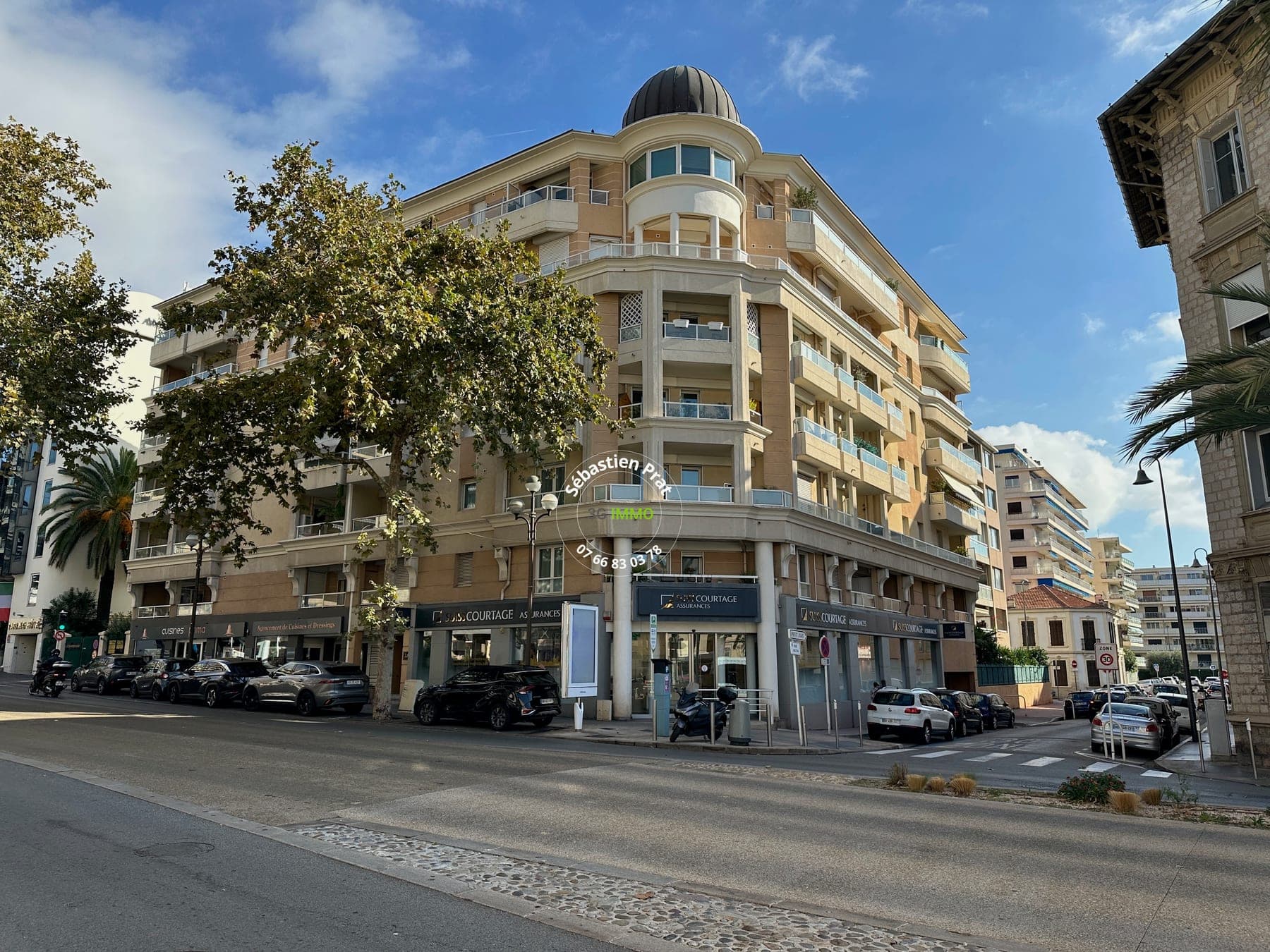 CANNES – 2 PIÈCES MEUBLÉ AVEC LOGGIA & GARAGE — Cannes